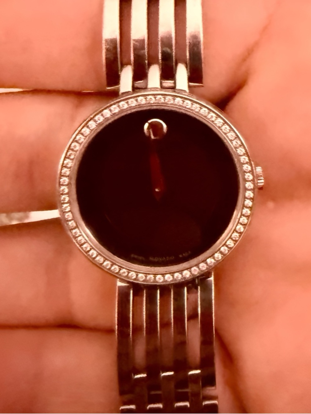 ✨ Movado Esperanza 63 DIAMOND Watch – Swiss Made – Stunning Black Dial ✨